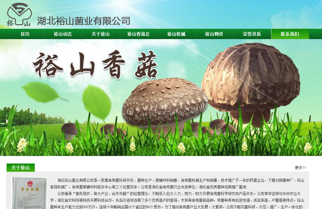 Hubei Yushan Mushroom Co.,LTD